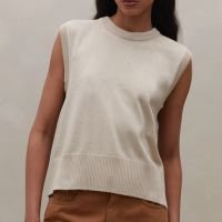 Blusa com Costas Transpassadas de Tricot