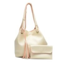 Bolsas femininas grande Estilo sacola de Ombro com Bolsinha extra - Duarts