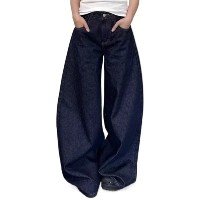 Jeans Largos High Street Y2k Femininos Vintage Moda Coreana