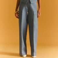 Calça Cargo Florea Azaléia Azul