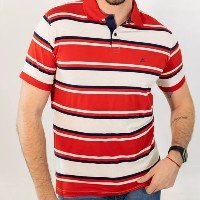 Camisa Polo Masculina Linho Listrada Elastano Anticorpus