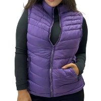 COLETE PUFFER PELUCIADO FEMININO SLIM