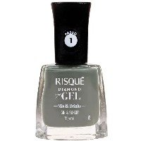 Esmalte Risqué Diamond Gel Mix e Drinks Gin - Sunset Verde Cremoso Hipoaler