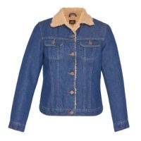 Jaqueta denim intensity light peluciada