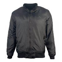 Jaqueta Masculina Puffer Bomber Gola Alta Com Zíper - Ogochi