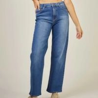 Calça Jeans Wide Leg Feminina