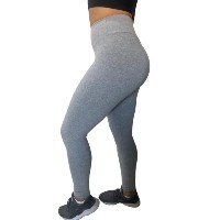 Calça legging Cotton Cintura Alta - Mescla