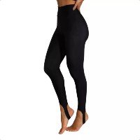 Calça Legging preta pezinho - A Silva Neri