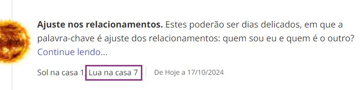 Texto fala sobre ajustes nos relacionamentos com elementos astrológicos. Lua cheia de outubro.