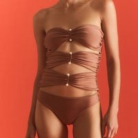 Body sem Alça Ginger e La Sirene Turim Bronze