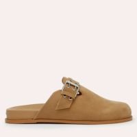 mule clog com fivela oneself bege