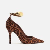 Scarpin Animal Print Arezzo Salto Fino Tira Silvia Braz