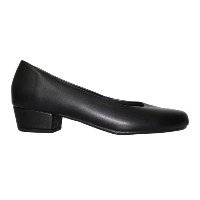 Scarpin Boneca Salto Baixo Grosso 3cm Luiza Sobreira Preto Mod. 2147 Preto