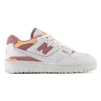 Tênis New Balance Feminino 550 - Branco+Rosa