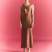 Vestido Midi Ginger e La Sirene Oister Bronze