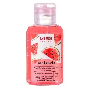 Alcool Em Gel Kiss New York Melancia 26G