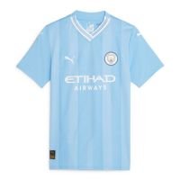 Camisa Manchester City Home 23/24 s/n° Torcedor Puma Feminina - Azul Claro+