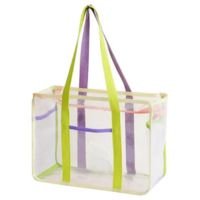 Bolsa De Praia Ombro Transparente Grande Estilosa Resistente Madame Lançame