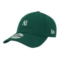 Boné New Era New York Yankees Aba Curva Verde Strapback 9TWENTY Minilogo