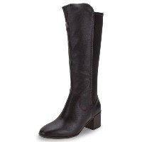 Bota Cano Alto Bottero Carrara Marrom 37 - Marrom Claro+Marrom Escuro