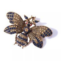 Qualidade Broche Abelha Strass, Broches Insetos Para