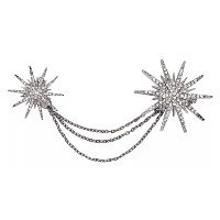 Broche Elegante E Exagerado, Moderno, De Strass, Feminino