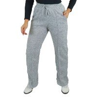 Calça Feminina Básica Pantalona Lã Bolso