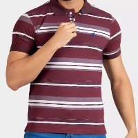 Camisa Polo Masculina Listrada Slim Fit Vários Modelos