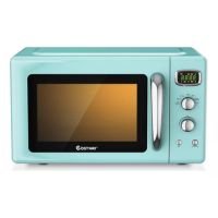 Forno de microondas Nostalgia Retro Compact 0,7 pés cúbicos 700 W Aqua