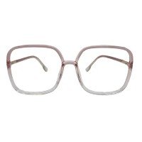 Armação De Óculos Mey Eyewear Lq95614 C8 58 Rosa Translúcido Degradê