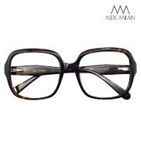 Armação De Grau Alex Milan Oculos Grande 555 Tortoise