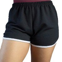 Shorts Moletinho Adulto Feminino Coloridos Boxer Com Detalhe