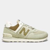 Tênis Couro New Balance 574 V\'2 Feminino - Verde