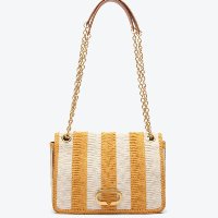 Bolsa Amarela Vicenza Shoulder Melina Média