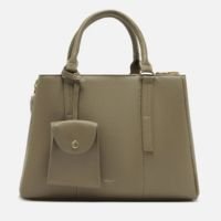 Bolsa Tote Cinza Arezzo Grande