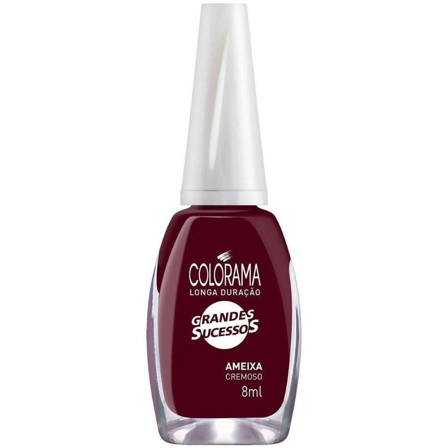 Esmalte cremoso ameixa 8ml colorama