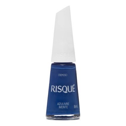 Esmalte Risqué Cremoso Azulivre Mente 8ml