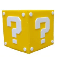 Porta Objetos Cubo Mario Amarelo E Branco Geek Gamers