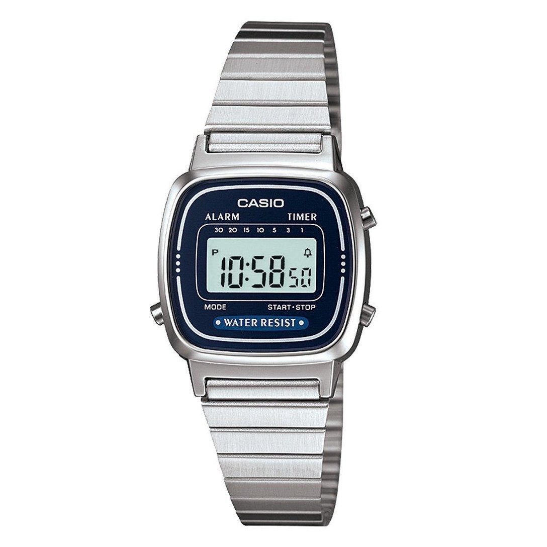 Relógio Casio Vintage Digital LA670WA - Prata