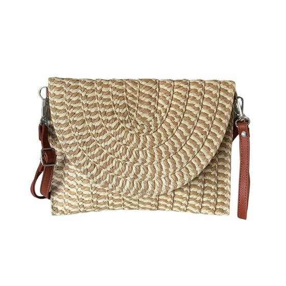 Bolsa de Palha Clutch Azaleia - Sem marca