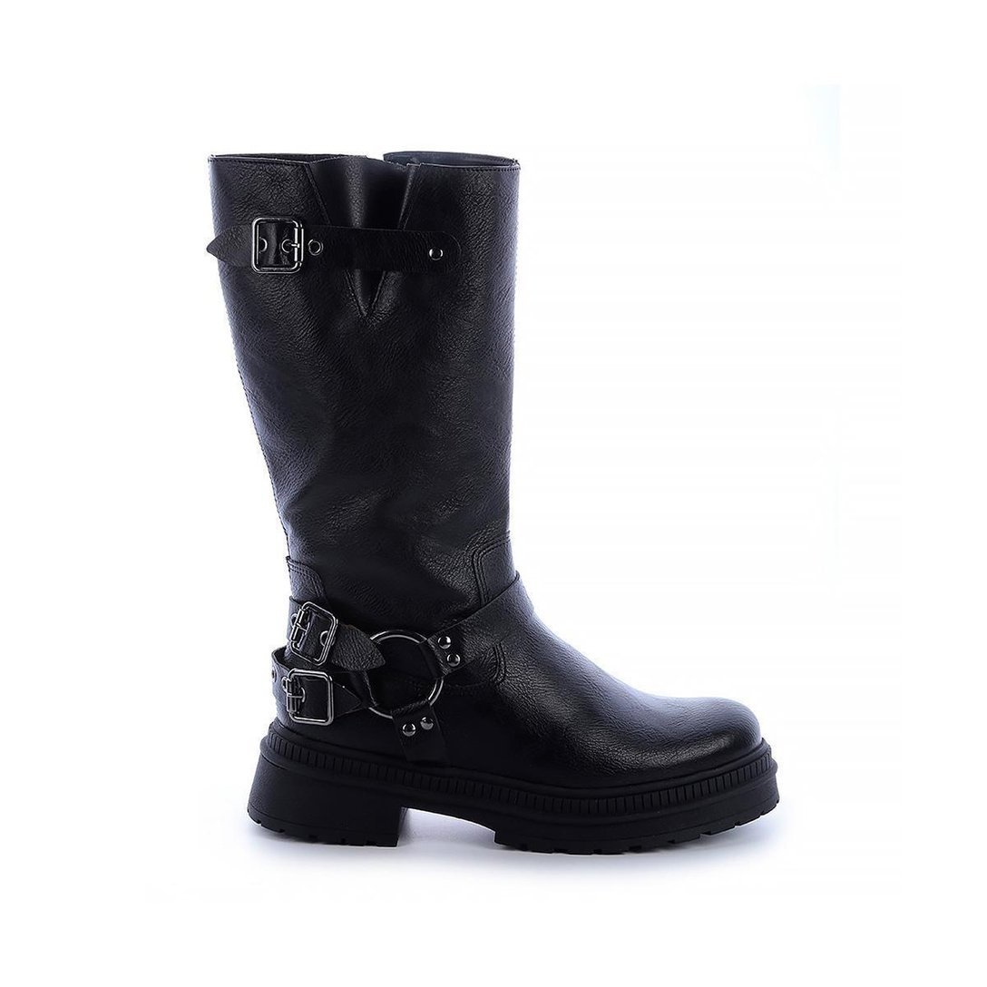 Bota Biker Yonara Preto - Preto