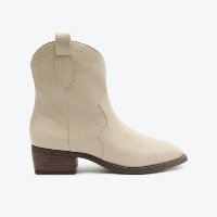 Bota Western Bege Anacapri Camurça