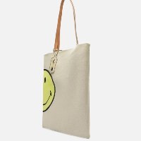 Bolsa Shopping Branca Crochê Rio Grande Smiley