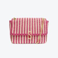 Bolsa Schutz Shoulder Liana Bordado Rosa