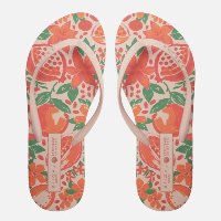 Chinelo de Dedo Rosa Romã Collab Loccitane