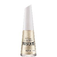 Esmalte Risqué Brancos Platino Cintilante - Hipoalergênico 8ml