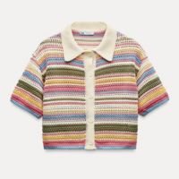 TOP POLO DE CROCHÊ