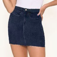 Mini Saia Feminina Jeans Super Stone Razon Jeans