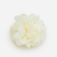 Piranha de Cabelo Média com Formato de Flor Baunilha