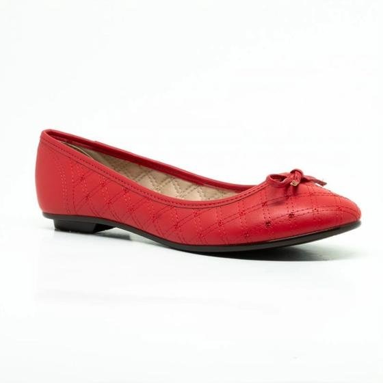 Sapatilha Casual Feminina Moleca Milano Adulto Bico Redondo